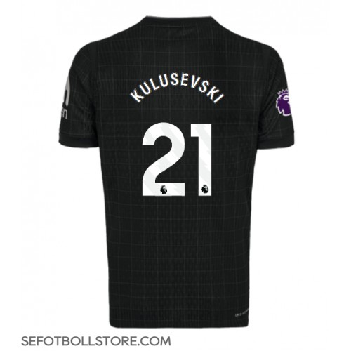 Tottenham Hotspur Dejan Kulusevski #21 Replika Bortatröja 2025-26 Kortärmad Tottenham Hotspur Dejan Kulusevski #21 Replika Bortatröja 2025-26 Kortärmad